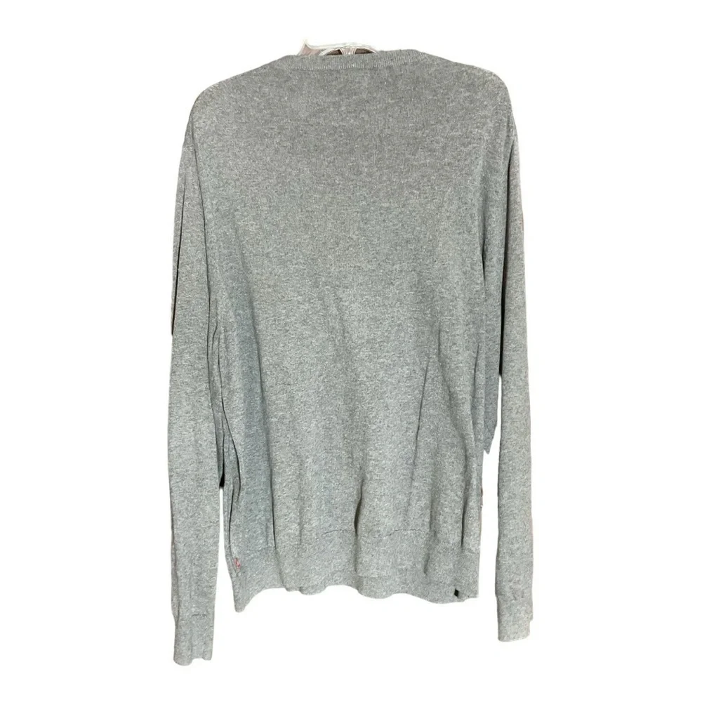 Men’s Izod Gray V Neck Pullover Sweater Size XXL